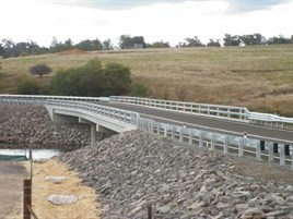 Completed Yass Bridge | Timbermass