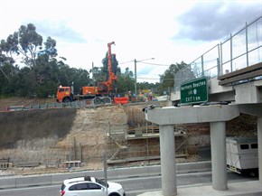 Christie Rd crash barrier and headstock extension | Timbermass